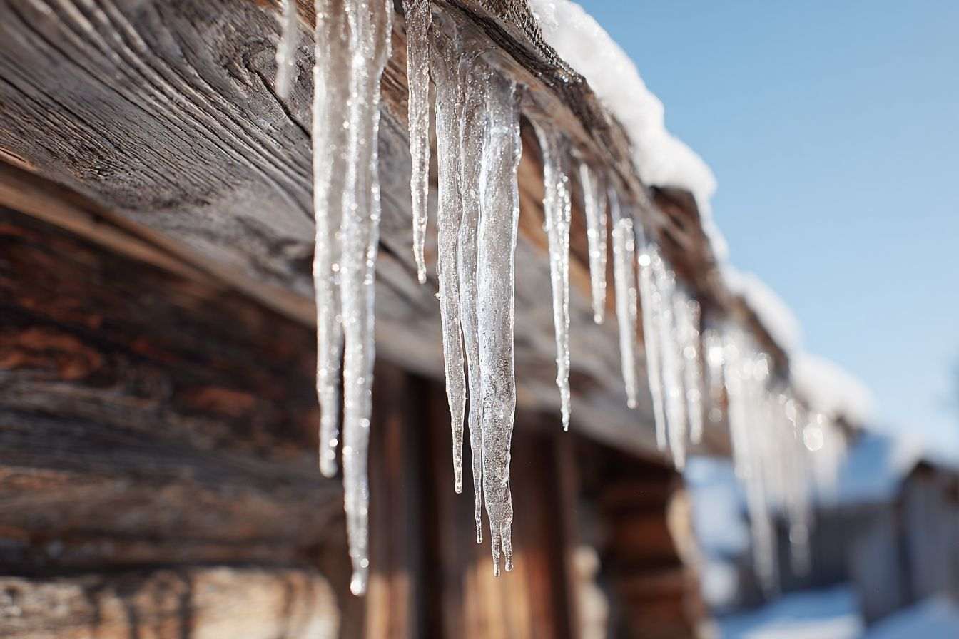 Gouttes de glace scintillantes