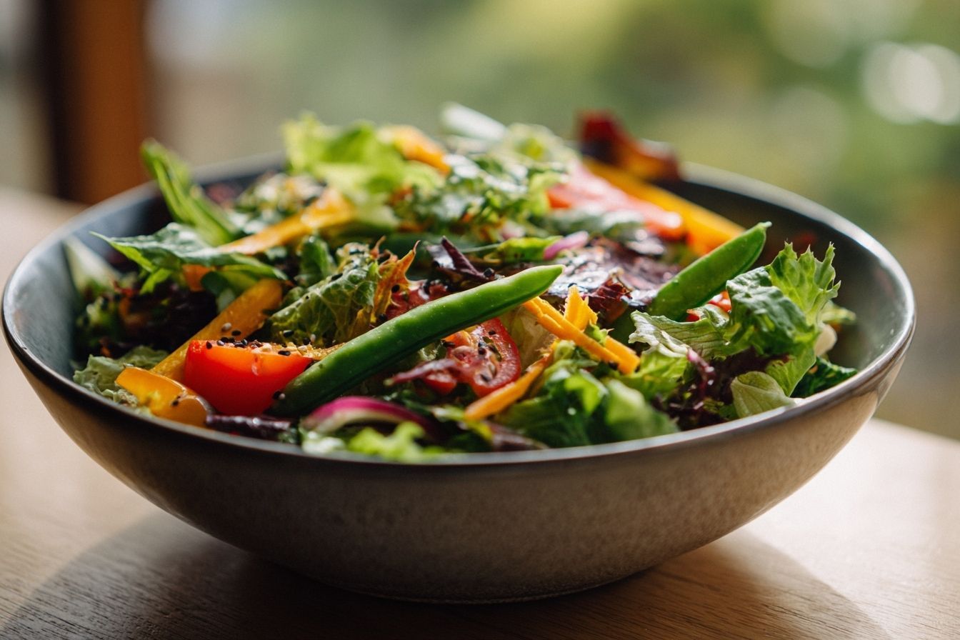 Salade colorée et saine