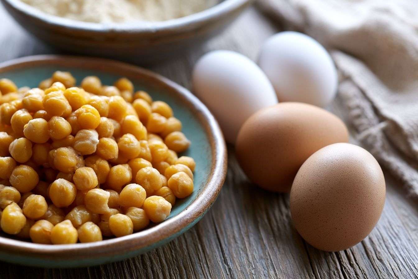 Ingrédients pour petits pains sans gluten